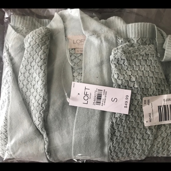 Loft Outlet pointelle open cardigan - Picture 3 of 3